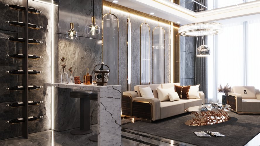 YAŞAM ALANI - QUEEN KOLTUK TAKIMI - İTALYA/ MİLANO  | Bassi Design