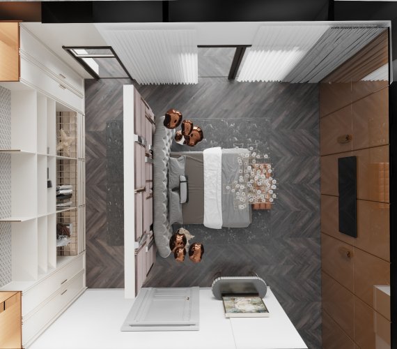 HIVILLAGE- YATAK ODASI- VİLLA PROJESİ- KARŞIYAKA/ İZMİR  | Bassi Design