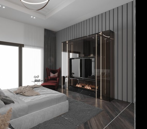 GÖL İSTANBUL EVLERİ- VİLLA PROJESİ- YATAK ODASI- BÜYÜKÇEKMECE/ İSTANBUL | Bassi Design